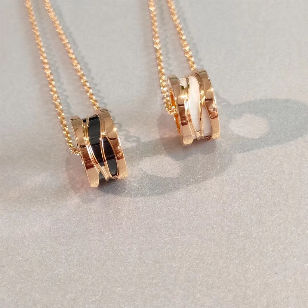 Bvlgari Zero 1 Necklace Pink Gold