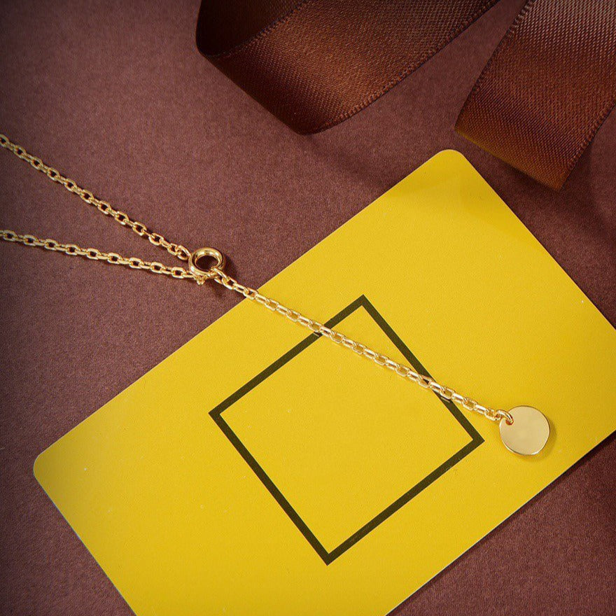 Fendi Fen Gold Diamond Necklace