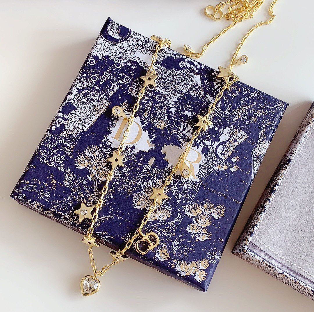 Dior CD Star Love Necklace with the Same Material