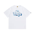 BAPE Blue Camo Graphic T-Shirt — front