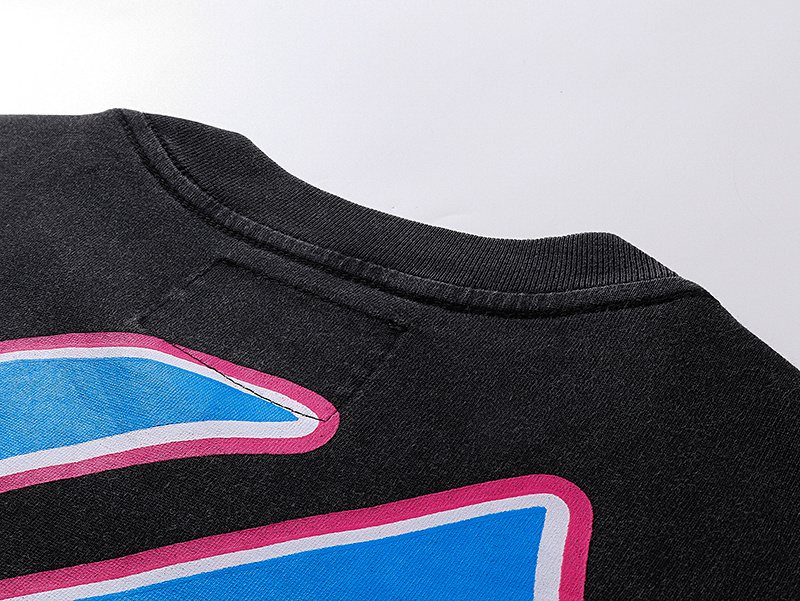 Godspeed Washed Black Rock Graphic T-Shirt — detail