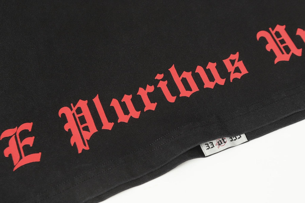Godspeed E Pluribus Unum Statue Graphic T-Shirt — detail