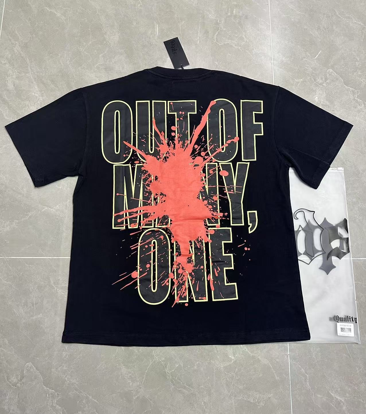 Godspeed Car Graffiti Graphic T-Shirt — back