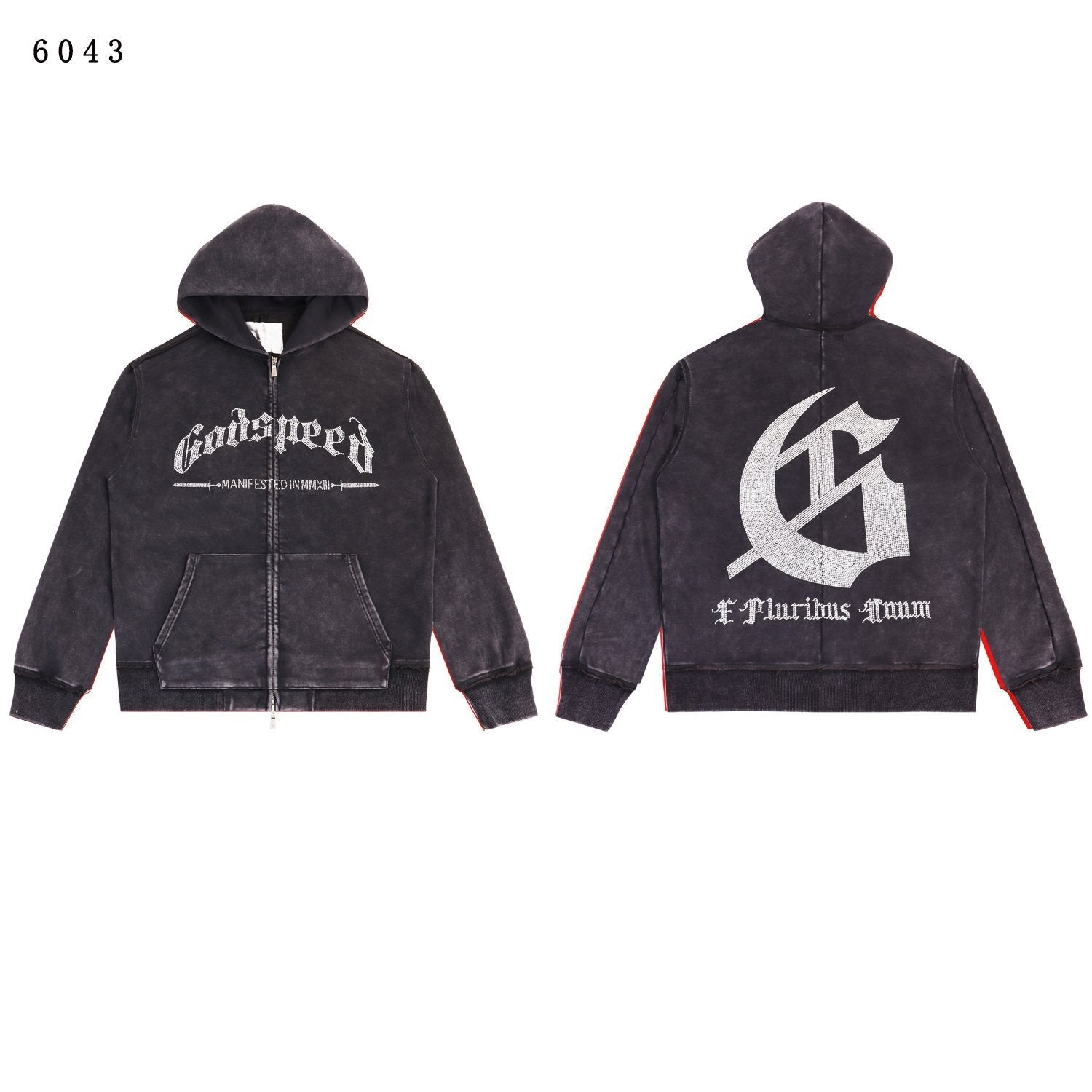 Godspeed E Pluribus Unum Eagle Zip Hoodie — hero
