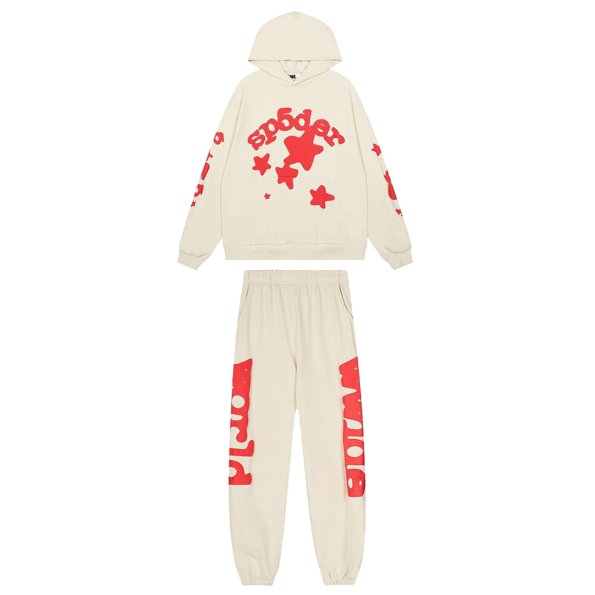 Sp5der Graphic Hoodie & Jogger Matching Set — hero
