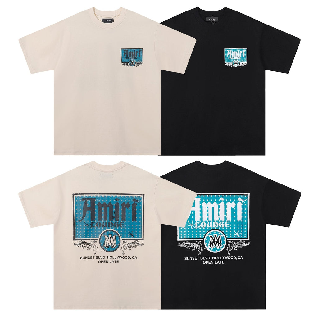 AMIRI Front and Back Graphic T-Shirt — comparison