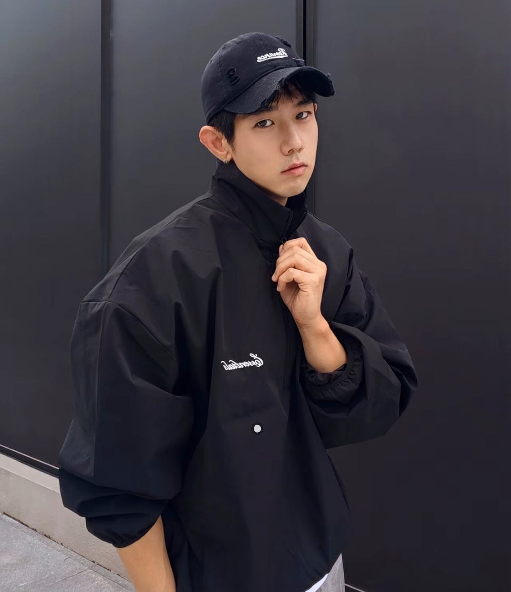 Fear of God Essentials Half-Zip Windbreaker Jacket — context
