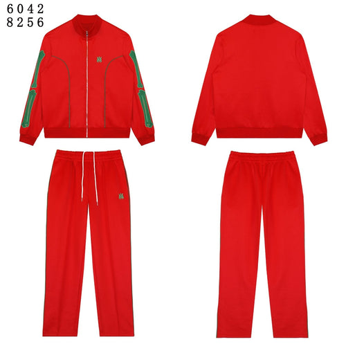 AMIRI Bones Track Jacket & Pants Matching Set — front