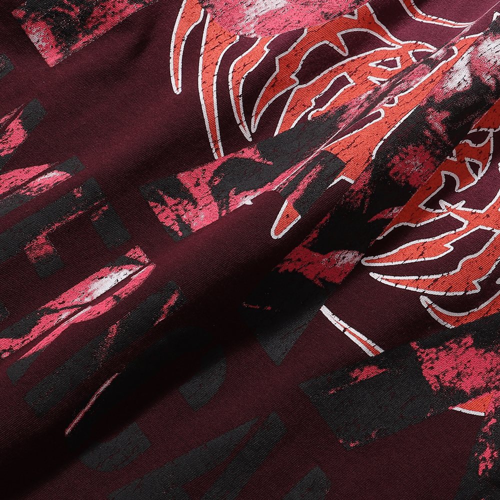 RARE PEACE Dark Warrior Angel Graphic Short-Sleeve T-Shirt — detail