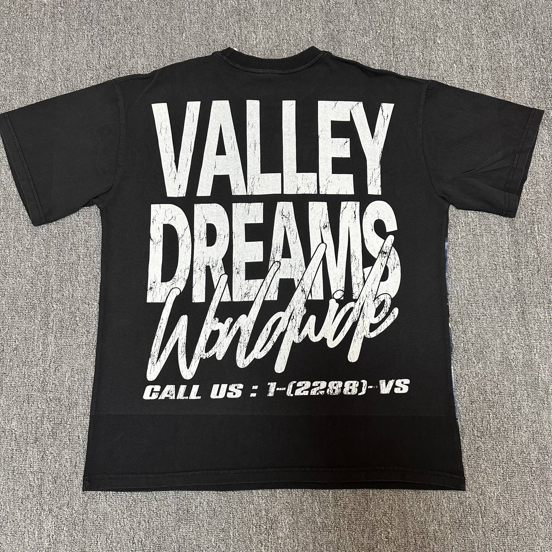 VALE USA Valley Dreams Rhinestone Graphic T-Shirt — back