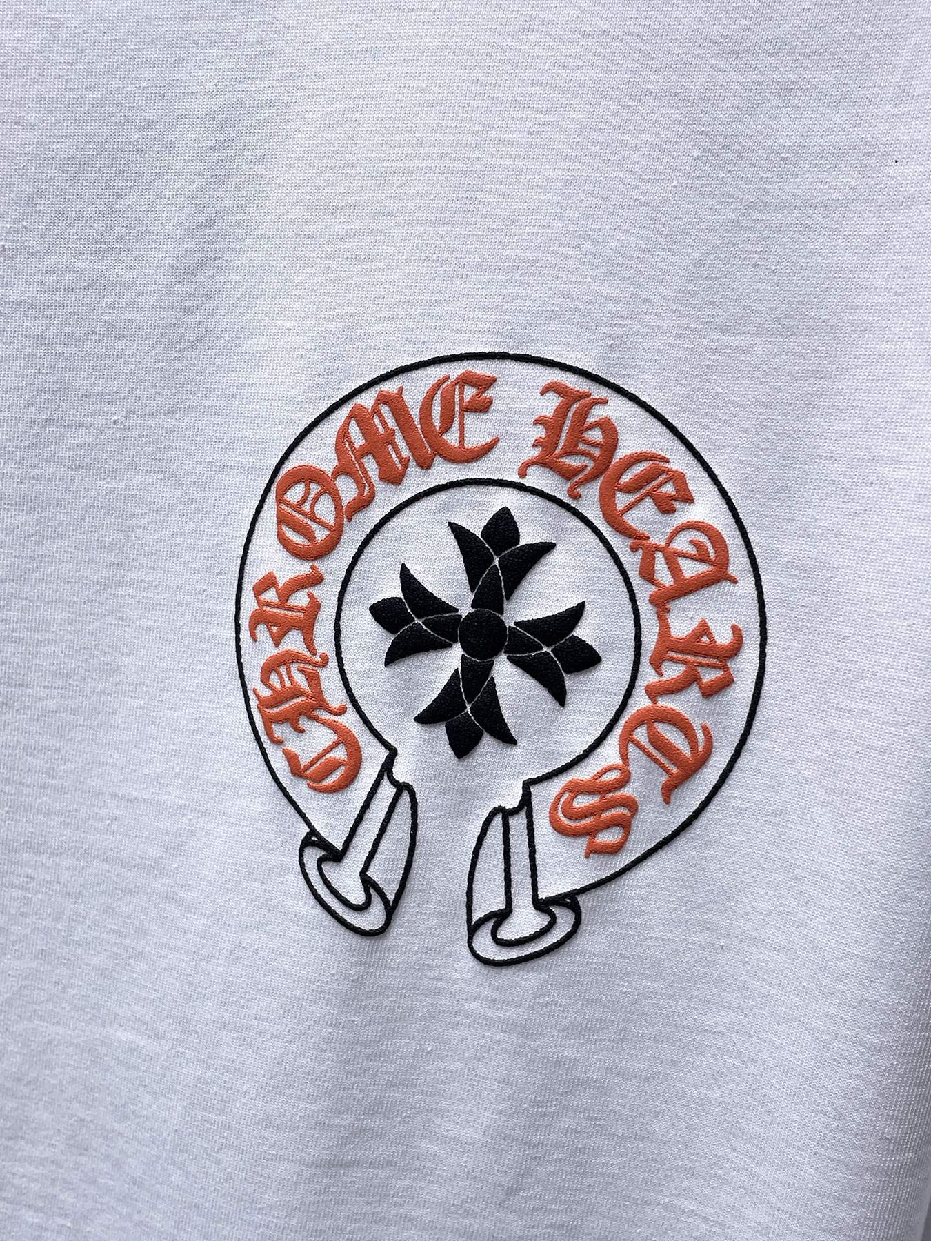 Chrome Hearts Splatter Horseshoe Graphic T-Shirt — detail