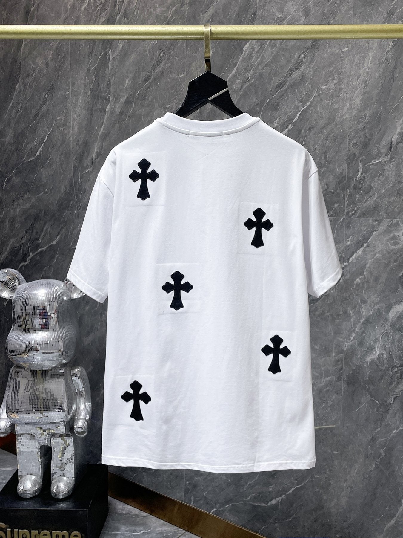 Chrome Hearts Cross Applique Short-Sleeve T-Shirt — back