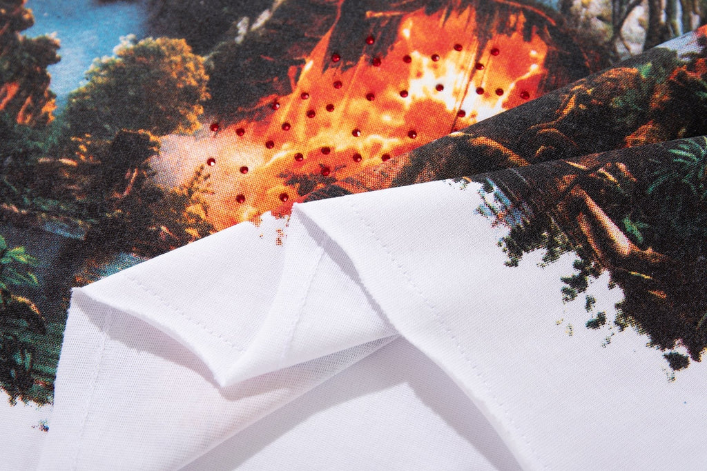 MAJESTIK Skull Graphic Short-Sleeve T-Shirt — detail