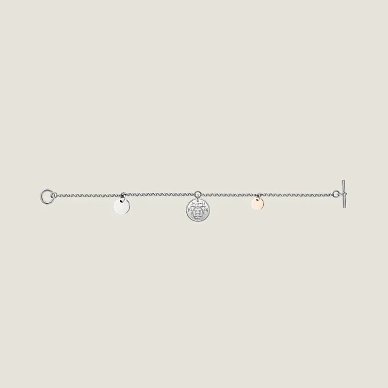 Hermes Ex-Libris Pendant Bracelet