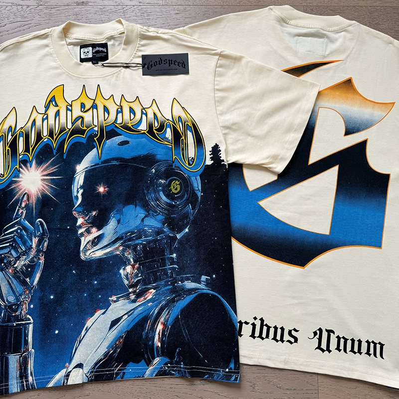 Godspeed Robot Graphic T-Shirt — context