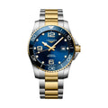 Longines HydroConquest Two Watch - Tone 41mm - Blue on Bracelet